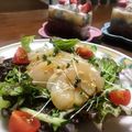 ﾎﾟｯﾁU・x・U's cooksnap of when they made ほたて貝柱の和風カルパッチョ.