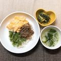sAix59's cooksnap of when they made 超簡単激ウマ！しらす三色丼　幼児食にも！.