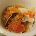 万華月's cooksnap of when they made うまみたっぷり☆あさりトマトスープ.