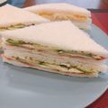 つぶらなシジミ's cooksnap of when they made 朝食＊ベーコン・チーズ・胡瓜サンドイッチ.