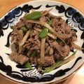 シャティヨ's cooksnap of when they made 牛肉とごぼうといんげんの炒めもの.