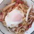 咲わんこ's cooksnap of when they made 朝食に☆お弁当に☆白菜の巣篭もり卵.