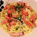 ユッポン's cooksnap of when they made 豆苗の和風パスタ.