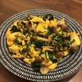 delfiore's cooksnap of when they made 小松菜としめじの卵炒め【中華風】.