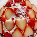 monari0510's cooksnap of when they made クリスマスに♪苺ツリーケーキの作り方.