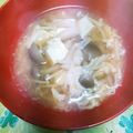 めみたん☆'s cooksnap of when they made キノコと豆腐の酸っぱ辛味噌汁.