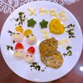 なぎマム's cooksnap of when they made クリスマス離乳食後期プレート.