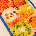 おぉ。's cooksnap of when they made 雪だるま キャラ弁 幼稚園 お弁当.