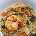 うさぴこさん's cooksnap of when they made エビたっぷり焼きビーフン.