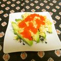 龍青空ママ's cooksnap of when they made ＊デリ風＊いくらとアボカドのミモザサラダ.
