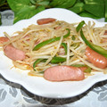 mielle's cooksnap of when they made もやしとピーマンの簡単炒め物.
