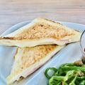 ねっちゃんっ's cooksnap of when they made フライパンで簡単♡ハムチーズホットサンド.