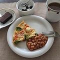 ウィンナワルツ123's cooksnap of when they made キッシュ風スパニッシュオムレツ.