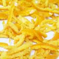 まるこねす's cooksnap of when they made みかんの皮で簡単★オレンジピール.