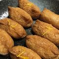 陸ケミ's cooksnap of when they made 季節の定番！柚子いなり.