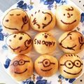 こうママ13's cooksnap of when they made お惣菜ちぎりパン☆スヌーピー☆ミニオンズ.