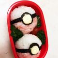 yuri827's cooksnap of when they made 簡単❤ポケモンモンスターボール★キャラ弁.
