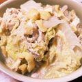 こまこま子's cooksnap of when they made 豚バラ肉と白菜のミルフィーユ鍋☆豆乳で！.
