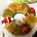 やすいもぐもぐ's cooksnap of when they made HMで！クリスマスリースちぎりパン.