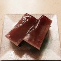 レインボーライス's cooksnap of when they made 小豆缶＆寒天粉で作る●黒蜜ようかん.