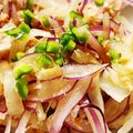 earth。's cooksnap of when they made 混ぜるだけで簡単！大根と玉ねぎのサラダ.