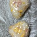 ぐーたら子☆'s cooksnap of when they made 具沢山☆カルボナーラおにぎり.