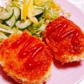 ♡ここはな♡'s cooksnap of when they made マッシュポテトで簡単チーズコロッケ♪.