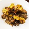 Nilmini's cooksnap of when they made パイナップルと鶏肉のスパイスソテー.