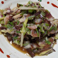 やまうさ's cooksnap of when they made 捨てる部位でもう１品！たこ皮ねぎポン酢♪.