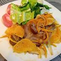 ぐっさんおよよ's cooksnap of when they made 爽やかオレンジソースのポークソテー.