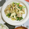 mmameco's cooksnap of when they made 豚肉と小松菜のオイスター炒め.