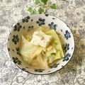 puniＫ's cooksnap of when they made キャベツのお味噌汁・簡単de具だくさん.