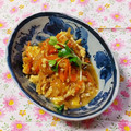 カレンガール's cooksnap of when they made 大根人参油揚げの玉子とじ♡.