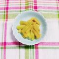 カレンガール's cooksnap of when they made ブロッコリーの茎のわさび和え.