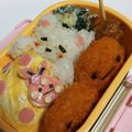 チビミ２'s cooksnap of when they made すみっこぐらし キャラ弁.