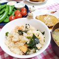 2525招き猫's cooksnap of when they made 炊飯器に入れるだけ！早ウマ鮭わかめご飯☆.