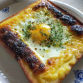 ☆えま★'s cooksnap of when they made 焦がしマヨたまトースト.