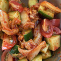 a0024755's cooksnap of when they made キムチと胡瓜とトマトの和え物.