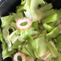 お願いひつじ's cooksnap of when they made ちくわとキャベツの辛子マヨ和え.
