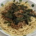 ほづんじ's cooksnap of when they made 簡単ランチ☆めんつゆバターで納豆パスタ！.