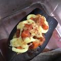 お願いひつじ's cooksnap of when they made レンジ＆トースターなすの醤油ツナ詰め焼き.