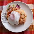 アクセル☆'s cooksnap of when they made エバラ『プチッと鍋』で簡単にキムチ炒飯☆.