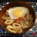 ☆hikonyan☆'s cooksnap of when they made ☆月見うどん.