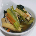 kumitch's cooksnap of when they made めんつゆDE♪小松菜と油あげの煮びたし.