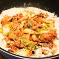 くまちーこ's cooksnap of when they made 豚バラとキムチで★チーズタッカルビ風.