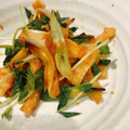 anosun's cooksnap of when they made 長ねぎと油揚げの簡単おつまみ.