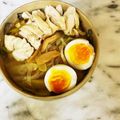 ナピト's cooksnap of when they made あまった鶏肉のゆで汁で☆めちゃ旨ラーメン.