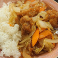 桂☆花's cooksnap of when they made 余った肉団子と唐揚げで中華丼★リメイク.