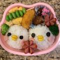 ほけきょ♪'s cooksnap of when they made 簡単キャラ弁☆小鳥さん・ひよこちゃん♪.