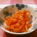 DELFT★BLUE's cooksnap of when they made 人参ピーラーのゴマ和え.